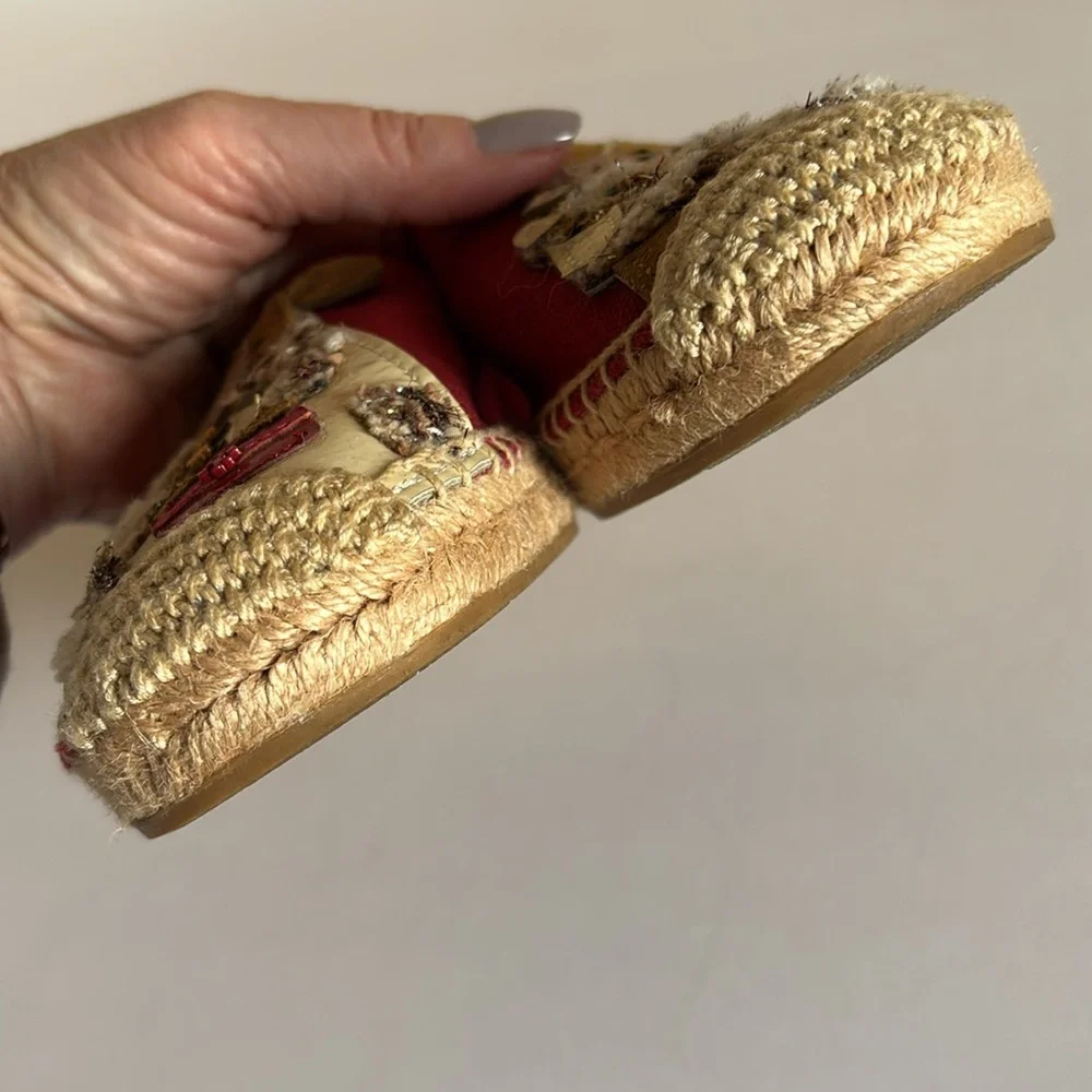 TORY BURCH RARE Espadrille Ozzie The Ox Lunar New Year